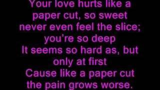 Vanessa Hudgens - Paper Cut (with lyrics)