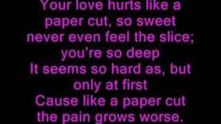 Vanessa Hudgens - Paper Cut (with lyrics)