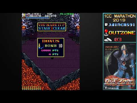 Arcade 1CC Marathon 2019 - Outzone by Jaimers91