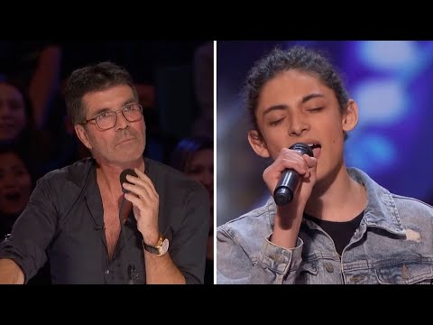 Benicio Bryant 14-Year-Old Singer NAILS Brandi Carlile's "The Joke" in America's Got Talent Audition
