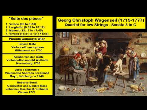 Georg Christoph Wagenseil (1715-1777) - Quartet for low Strings - Sonata 3 in C