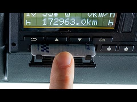 VDO Tachograph Uhrzeit einstellen / Set Time /Ustawianie zegara / LKW Actros