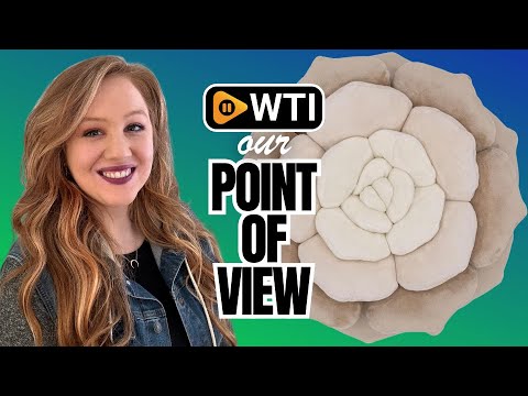 Succulent Pillow in Monochromatic Colors - WTI product video review