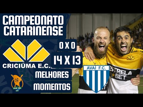 🚨 Avaí 2 X 2 Criciúma | Gols e Melhores Momentos | futebol | Campeonato Catarinense 2023 🚨