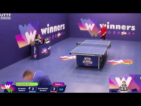 WINners CUP table 1  09.12    Arzanov Dmitrii - Kuzmenko Dmitrii  13:30