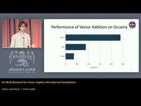 2023 LLVM Dev Mtg - Compiler backend design with MLIR