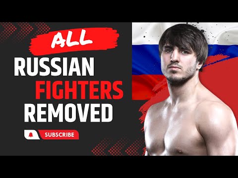 All Russian Fighters Removed || Glory kickboxing