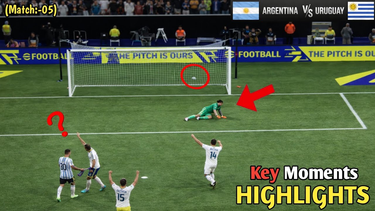 🇺🇾 Uruguay vs Argentina 🇦🇷 | Key Moments Highlights | Video:-05 ⚽💥 #fifa #football #highlights #2026