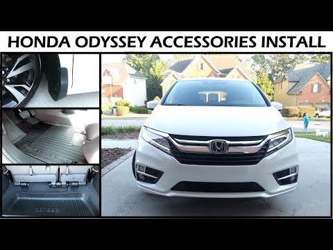 2019 Honda Odyssey Install : Splash Guard / All Weather Mats / Cargo Tray