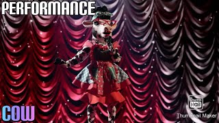 Cow Performs &quot;Take A Bow&quot; By Rihanna | Masked Singer | S10 Finale