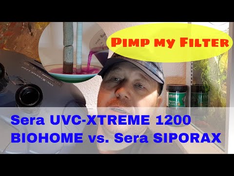Pimp my Filter Sera UVC Xtreme 1200 Erfahrungen Unboxing Review Test Biohome vs. Sera Siporax