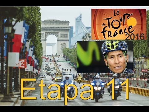 Tour de Francia 2016 Etapa 11 Carcasona / Montpellier 162.5 km Caracol TV - Goga - Rubencho
