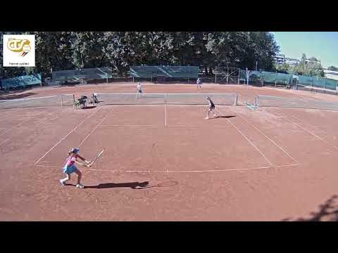 Bartůňková Jelínková vs  Charvátová Starečková SF kurt 3 30 9 2018 TC Chrudim A5 Cup 2018 starší žač