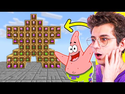I CREATED PATRICK STELLA from SPONGEBOB on MINECRAFT 1.19 ITA