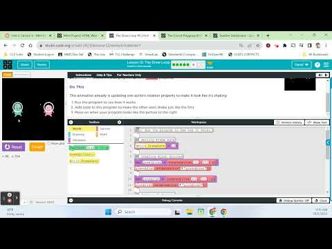 CS Discoveries Unit 3: Lesson 12 - The Draw Loop (25 - 26)
