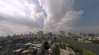 2015-06-03 Timelapse - Clouds & Chao Phraya River, Bangkok