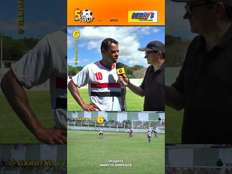Marcelinho Paraíba falou durante o intervalo de Potiguar 2 x 2 Boa Vista pela Copa 50tão do Garotão