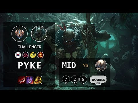 Pyke Mid vs Pantheon - KR Challenger Patch 10.4