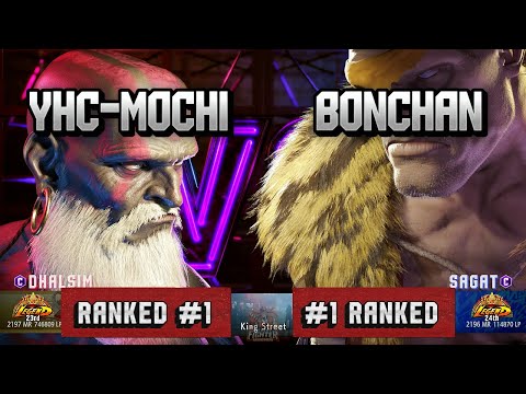 Street Fighter 6 🔥 Bonchan [#1 Sagat] VS YHC-Mochi [#1 Dhalsim] 🔥 Ranked Match 🔥 High level gameplay