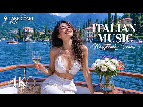 Beautiful Italy 4K  -  Relaxing Mediterranean Summer Music for Study and Relaxation