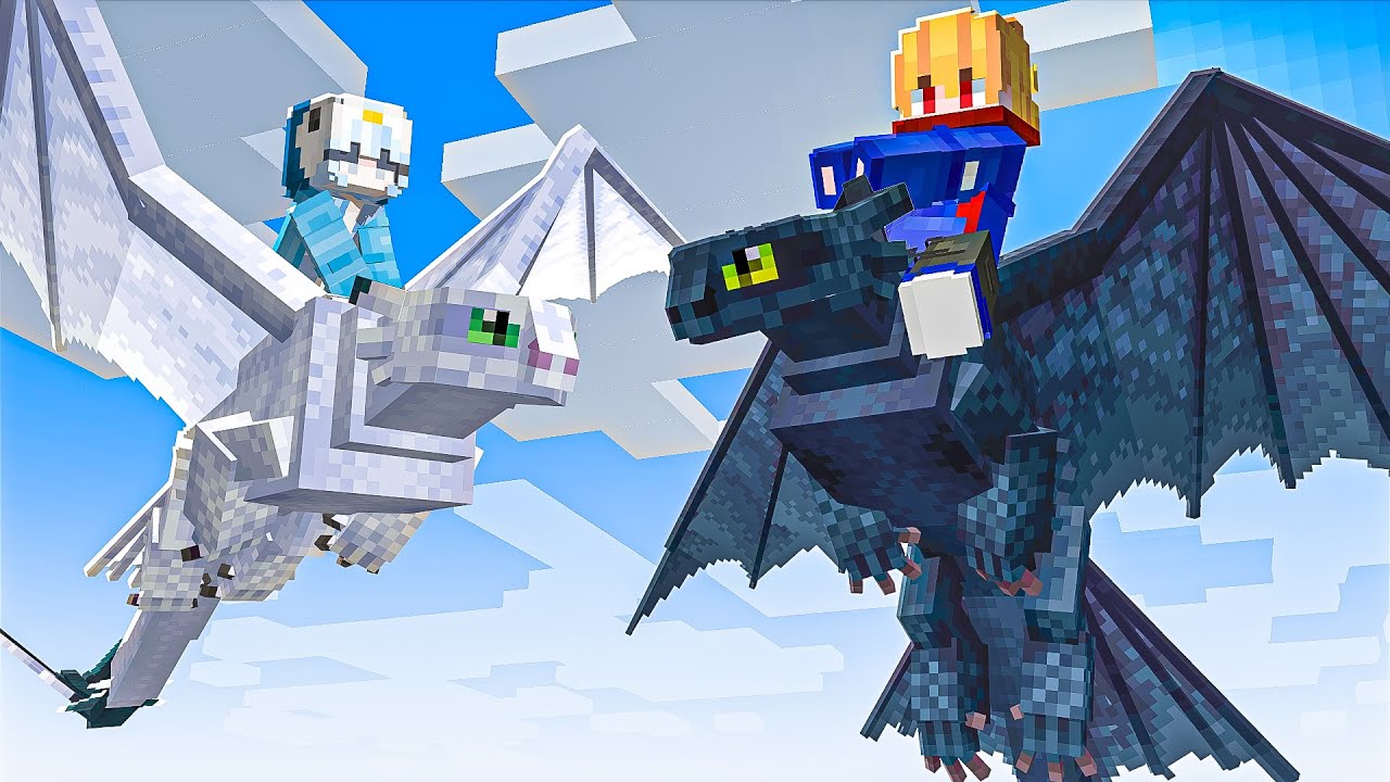 NOVA SÉRIE DE COMO TREINAR SEU DRAGÃO NO MINECRAFT!