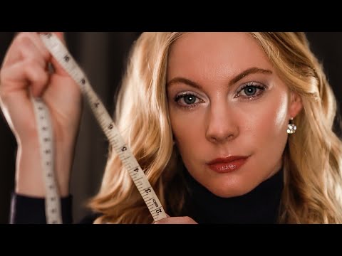 ASMR Getting UP CLOSE & Measuring Your Face 📏 Ear to Ear, Face Exam, Inspection