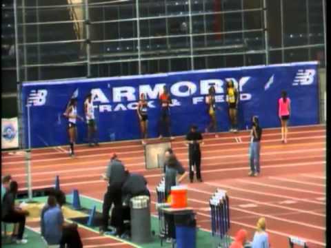 Girls 60m EE Prelim Heat 6 - New Balance Indoor Nationals 2011