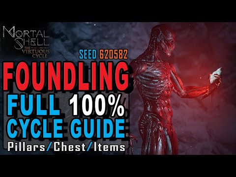 Full 100% FOUNDLING Cycle Guide All Pillars / Chests / Items - Mortal Shell The Virtuous Cycle