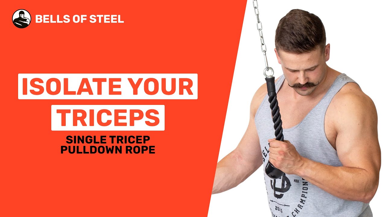 Tricep Pulldown Rope – Single Overview Thumb