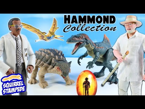 Jurassic Park Hammond Collection Dinosaur Figures Concavenator Ankylosaurus Geosternbergia Study