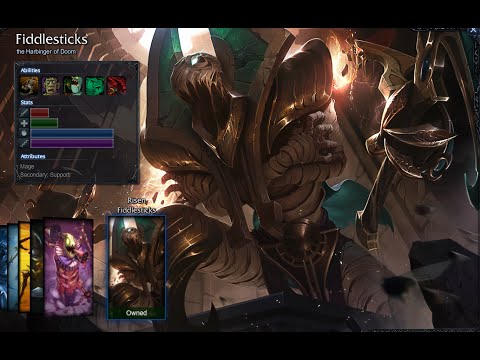 Risen Fiddlesticks Skin Spotlight Gameplay 1080p HD