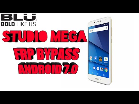 Blu Studio Mega Google Bypass||FRP|| Android 7.0||No Computer||