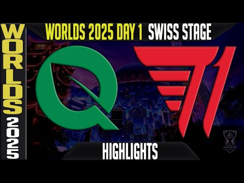 FLY vs T1 Highlights | S15 Worlds 2025 Day 1 Swiss Stage | FlyQuest vs T1