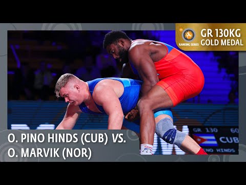 Gold Medal • GR 130Kg • Oscar PINO HINDS (CUB) vs. Oskar MARVIK (NOR)