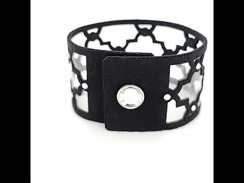Оригинальный браслет Spark из Алькантара со Swarovski Arabesque Small BARBM1CZC - фото 1 - id-p1481190048