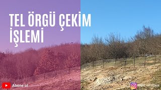 Tel Örgü çit çevirme işlemi | Ne kadar tuttu - nasıl yaptık? | Aronya Tarlası
