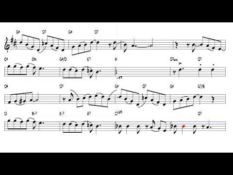 🔴 Chatanooga Choo Choo  Harry Warren  Tenor Sax