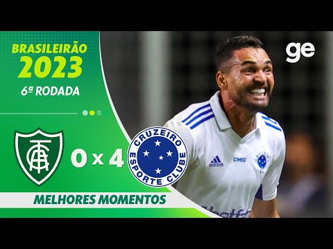 Gols e lances de América-MG x Cruzeiro