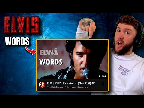 Musician REACTS to 'Words' by ELVIS PRESLEY (LIVE)