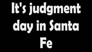 Jon Bon Jovi Santa Fe with lyrics on screen...