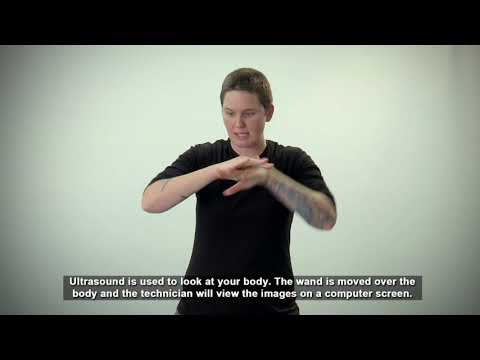 How to Sign Ultrasound in Auslan
