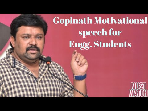 Motivational Speech By Gopinath for Engineering Students | Motivational Bites | Helo TamizhaYT