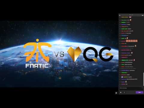 2015 IEM Cologne Day 2 Fnatic vs QG Game 1 (With Twitch Chat)