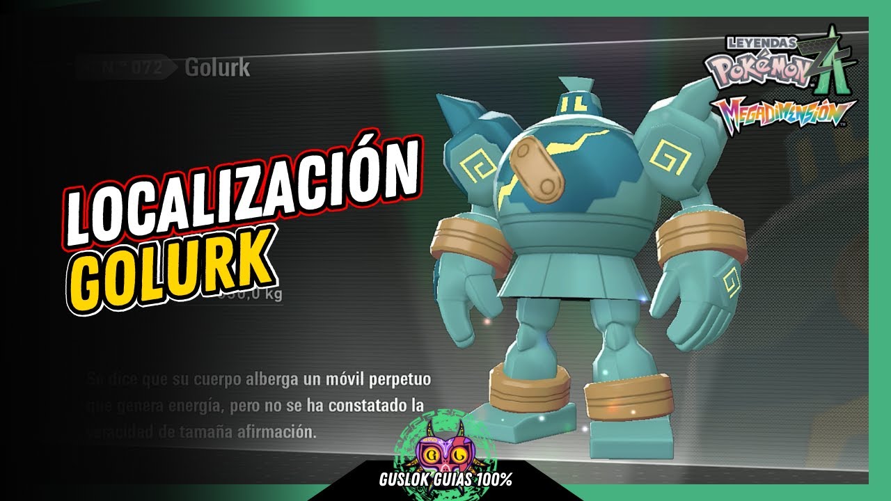 Leyendas Pokemon: Z-A Megadimension – UBICACIÓN de GOLURK 💯 | GUÍA 100% 🏆