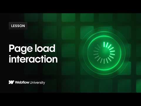Page load interaction powered by GSAP – Webflow tutorial