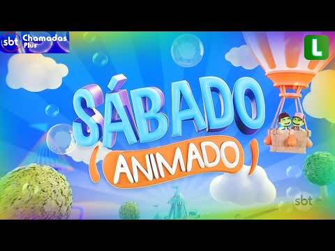 Nova vinheta de abertura do Sábado Animado - (SBT 2025)