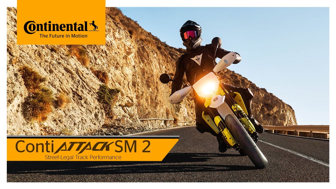Continental Attack SM 2 - 120/70 R17 (58H) Video