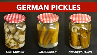 German pickled cucumber - Variations & Ways of Serving