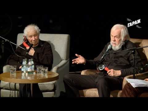 Artist talk at Garage. John Baldessari, Ilya Kabakov.