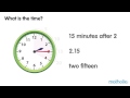 Telling Time to 5-minute Intervals